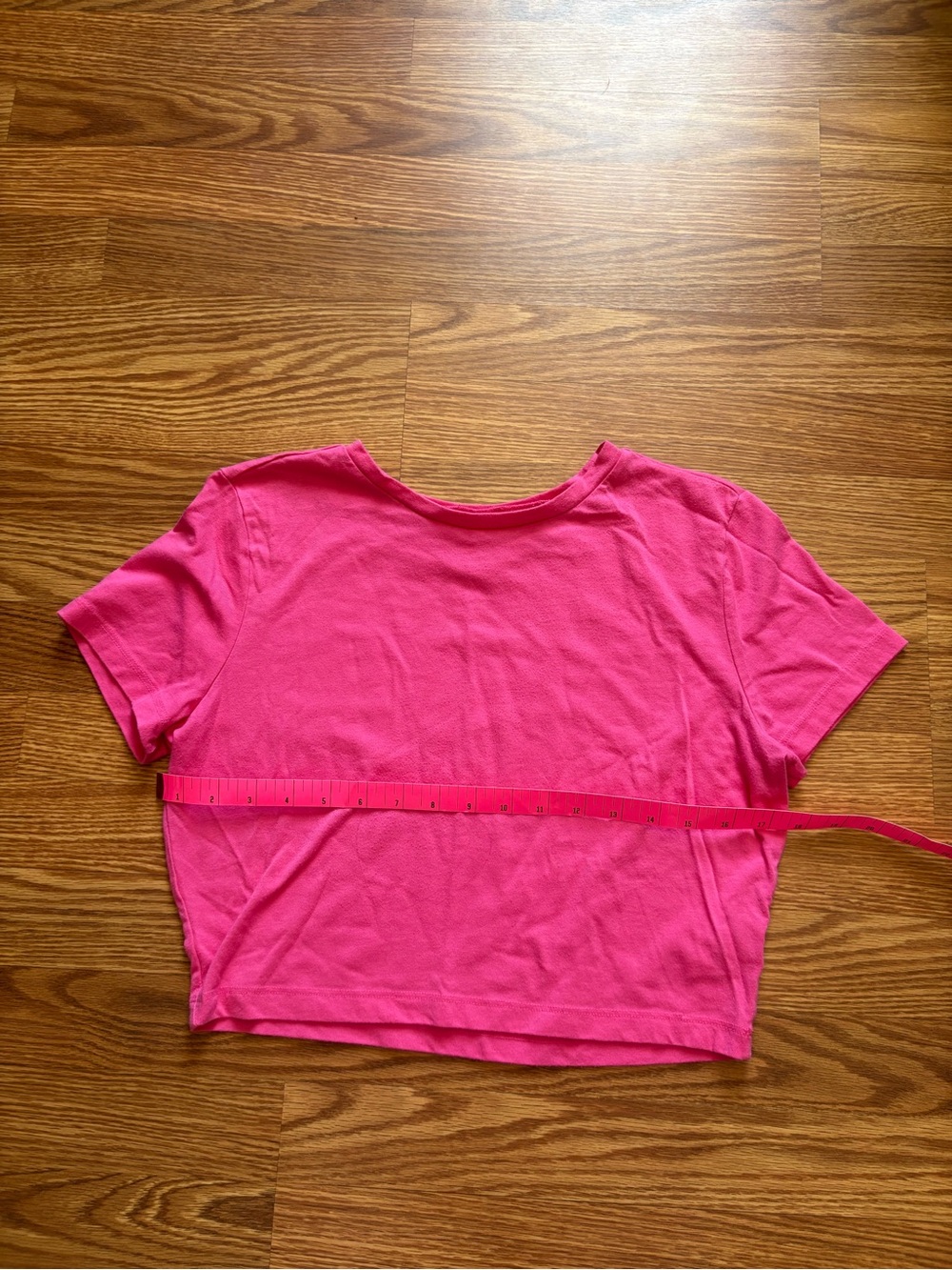 XL wild fable Hot Pink Crop Tee